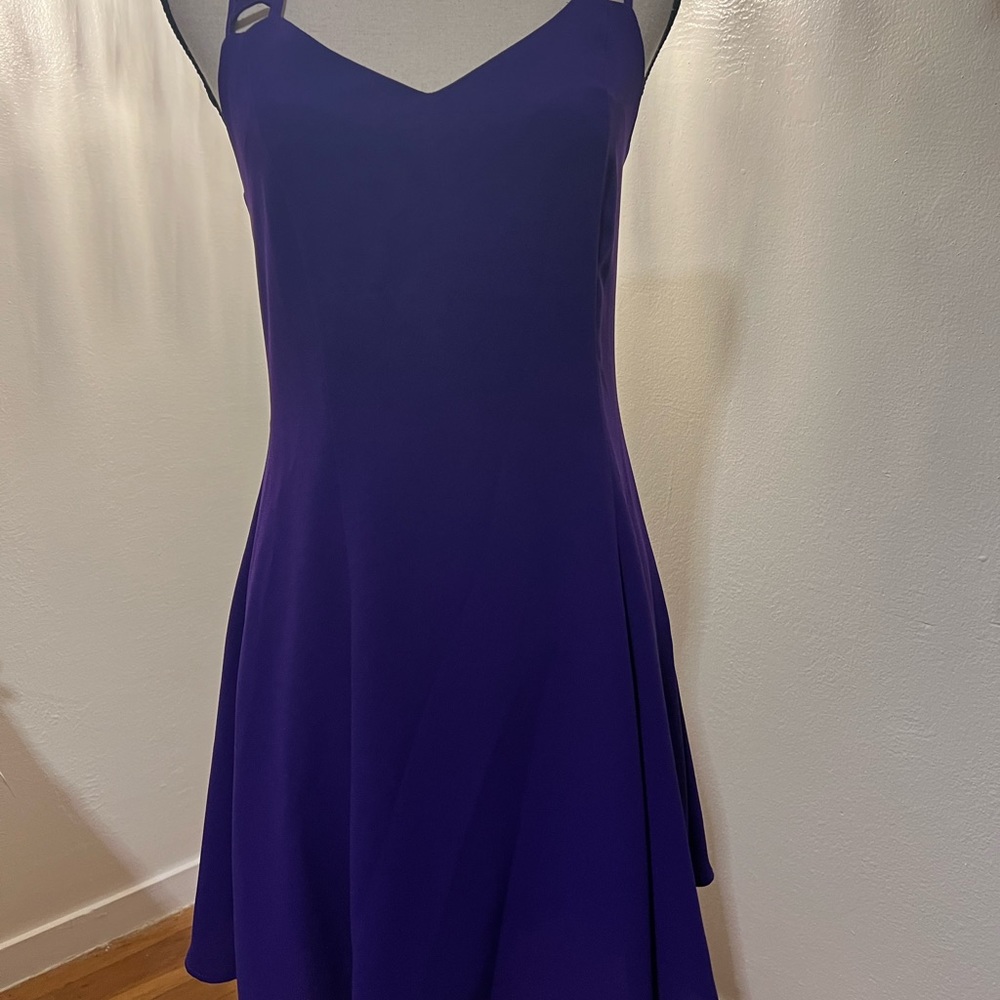 Party dress crisscross over back straps